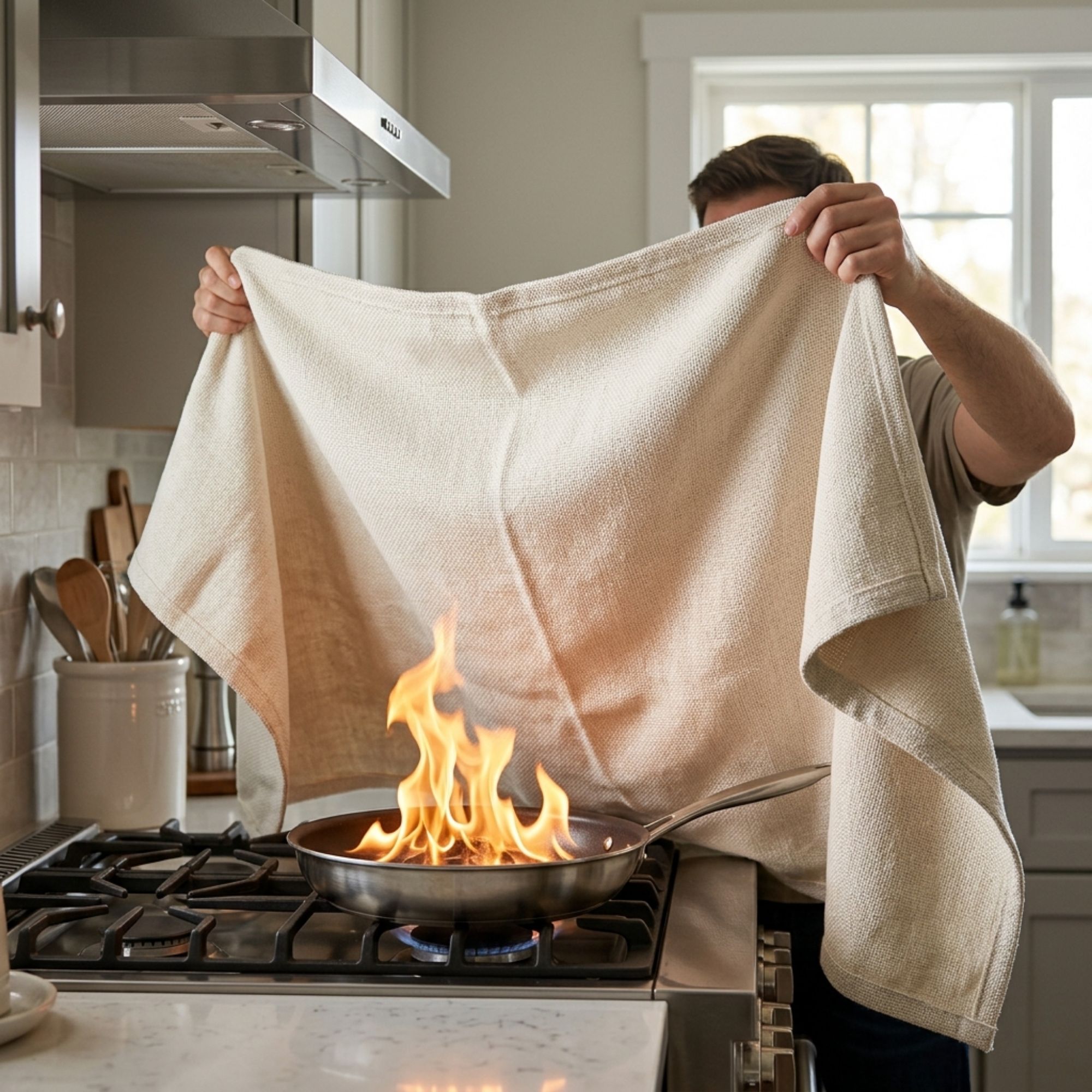 Safe&Prevent blusdeken in gebruik