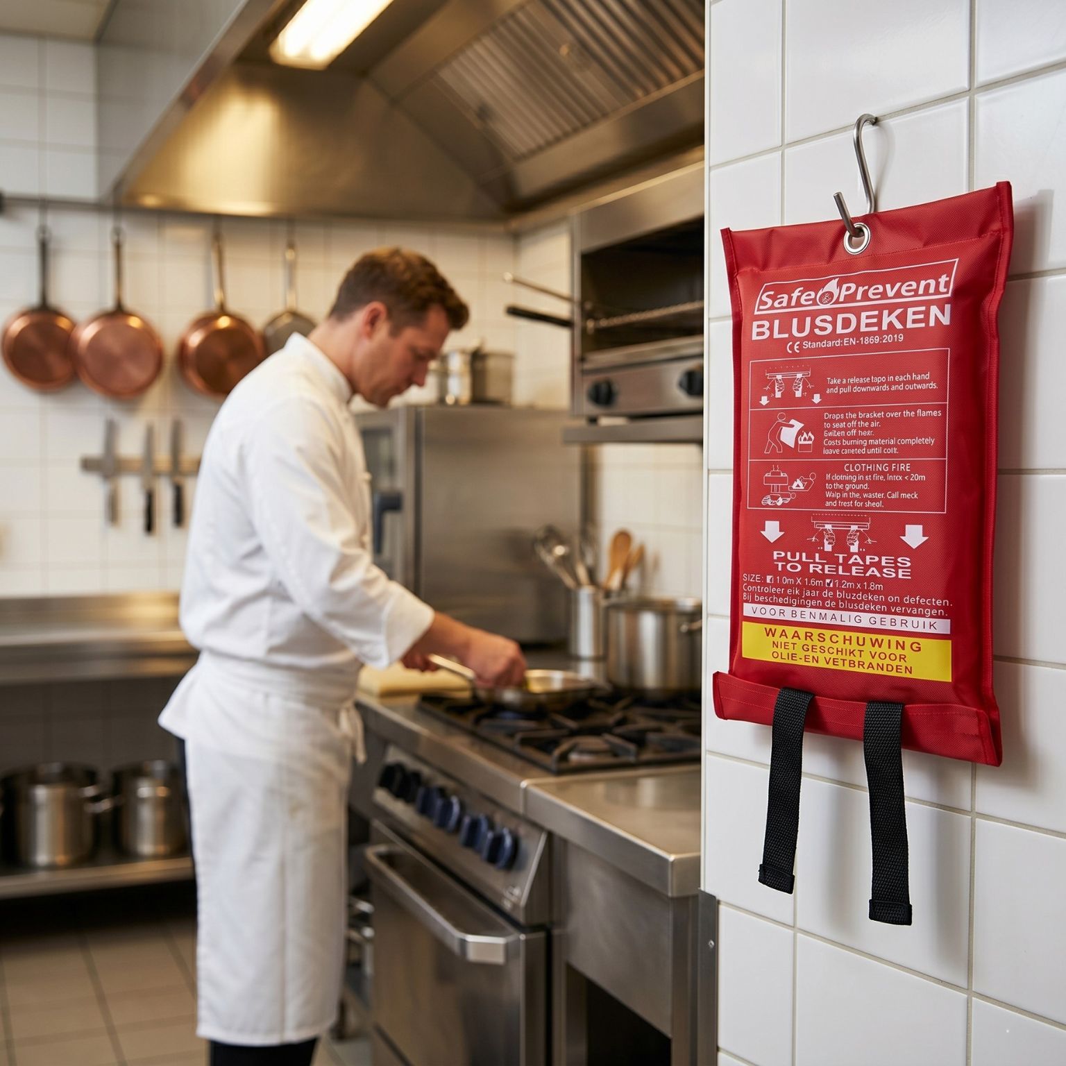 Safe&Prevent blusdeken keuken